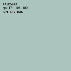 #ABC4BD - Spring Rain Color Image